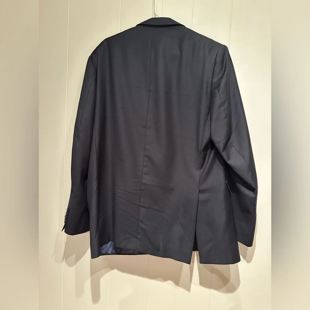 Cicchini Clothiers Blazer 48R Italian Wool Navy Bespoke Birmingham MI